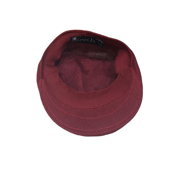 Light Weight Classic Mesh Newsboy Ivy Gatsby Cabbie Golf Hat Cap Small Burgundy - Picture 8 of 10